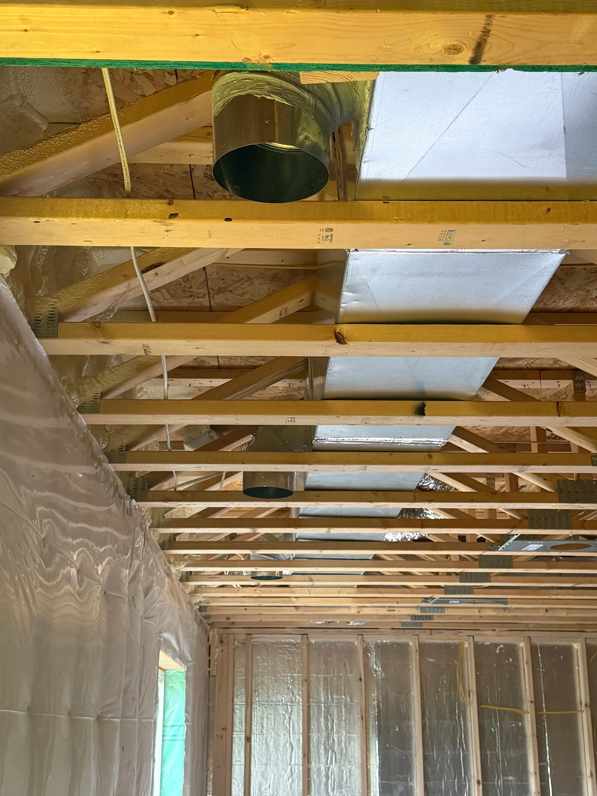 Gallery photos for Basement Rough-In Ductwork and Ventilation Installation in Chaska: Image #4