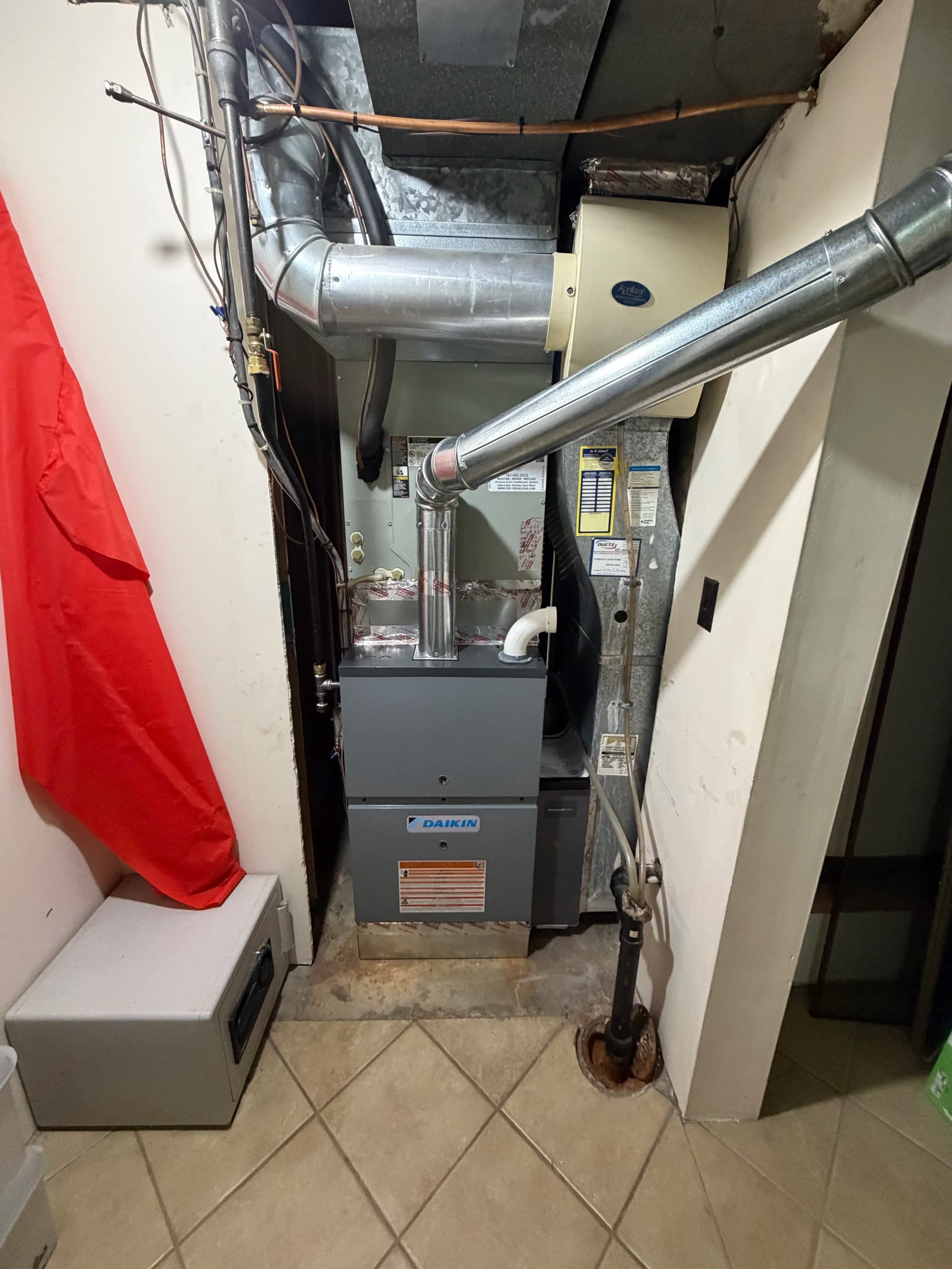 Furnace Install and Service Call Completed in Oak Grove image