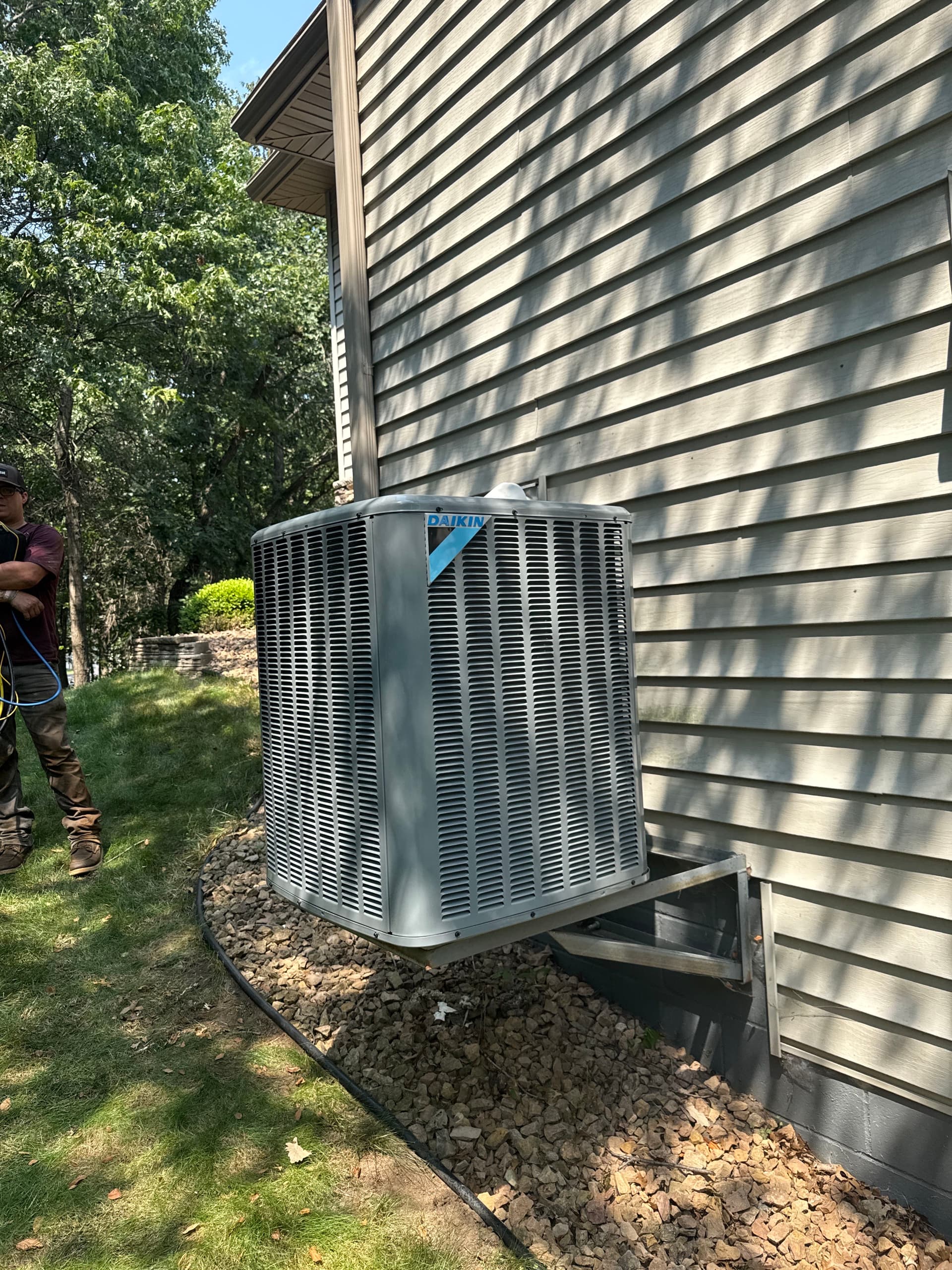 Failed Compressor Diagnosed and Replaced With a New Daikin Unit image