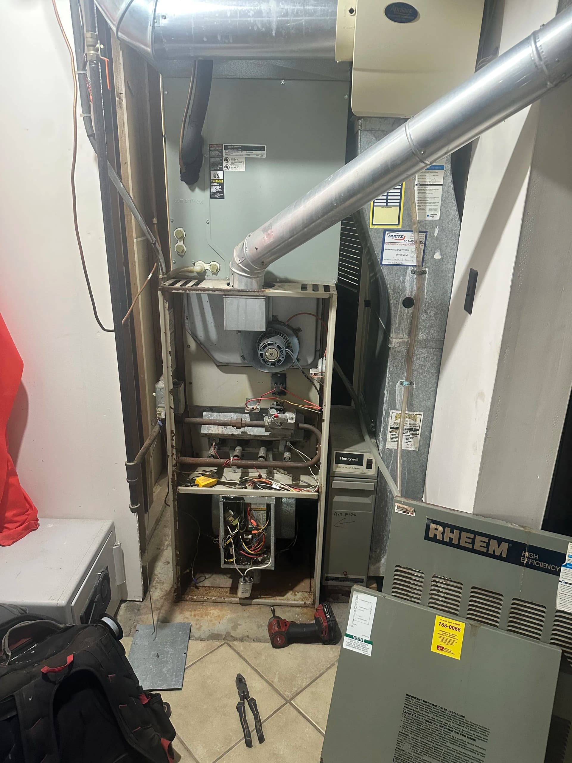 Gallery photos for Furnace Install and Service Call Completed in Oak Grove: Image #1