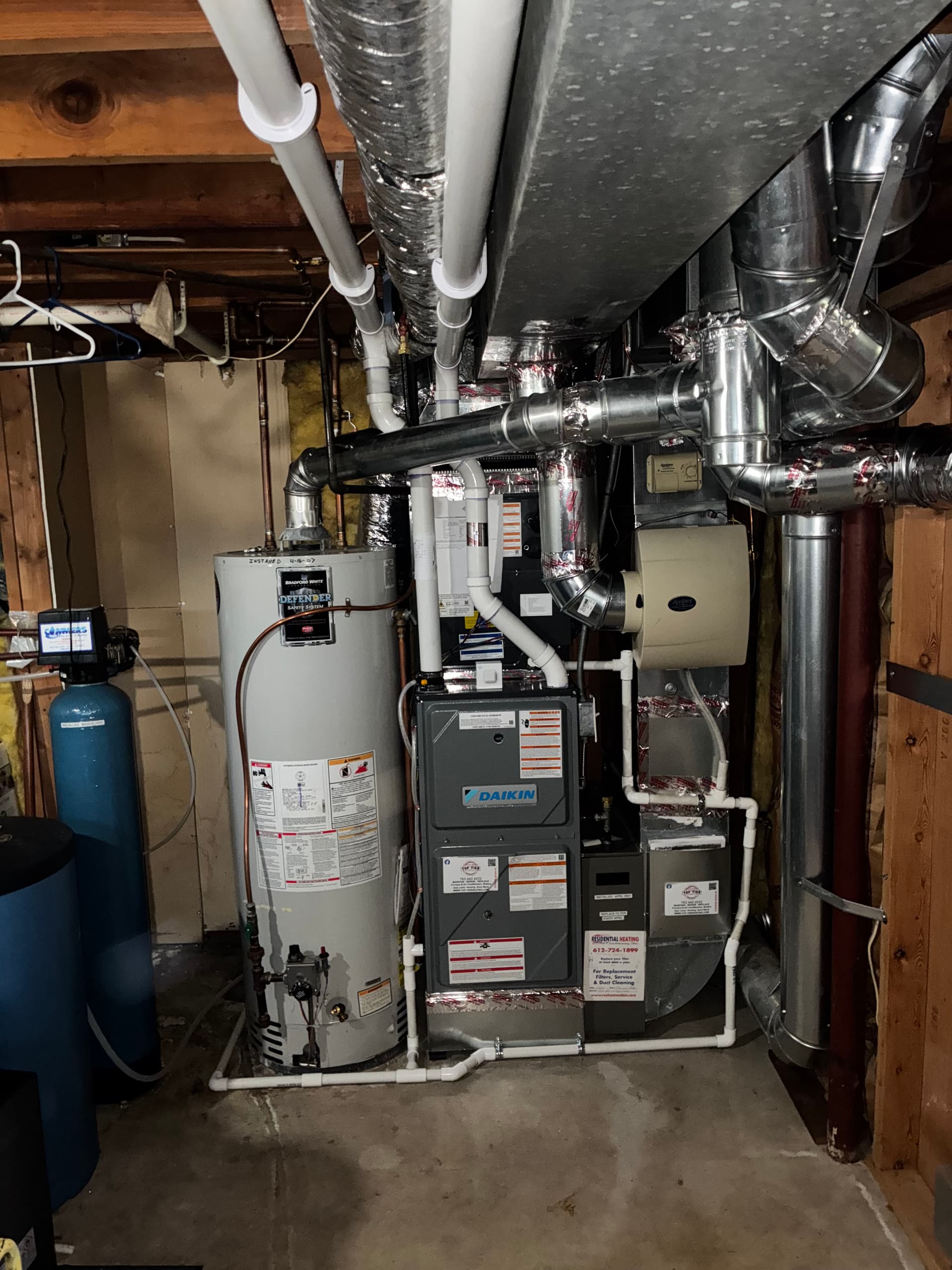 Gallery photos for Old HVAC System Replaced with a Full Daikin Fit Setup in Minnesota: Image #1