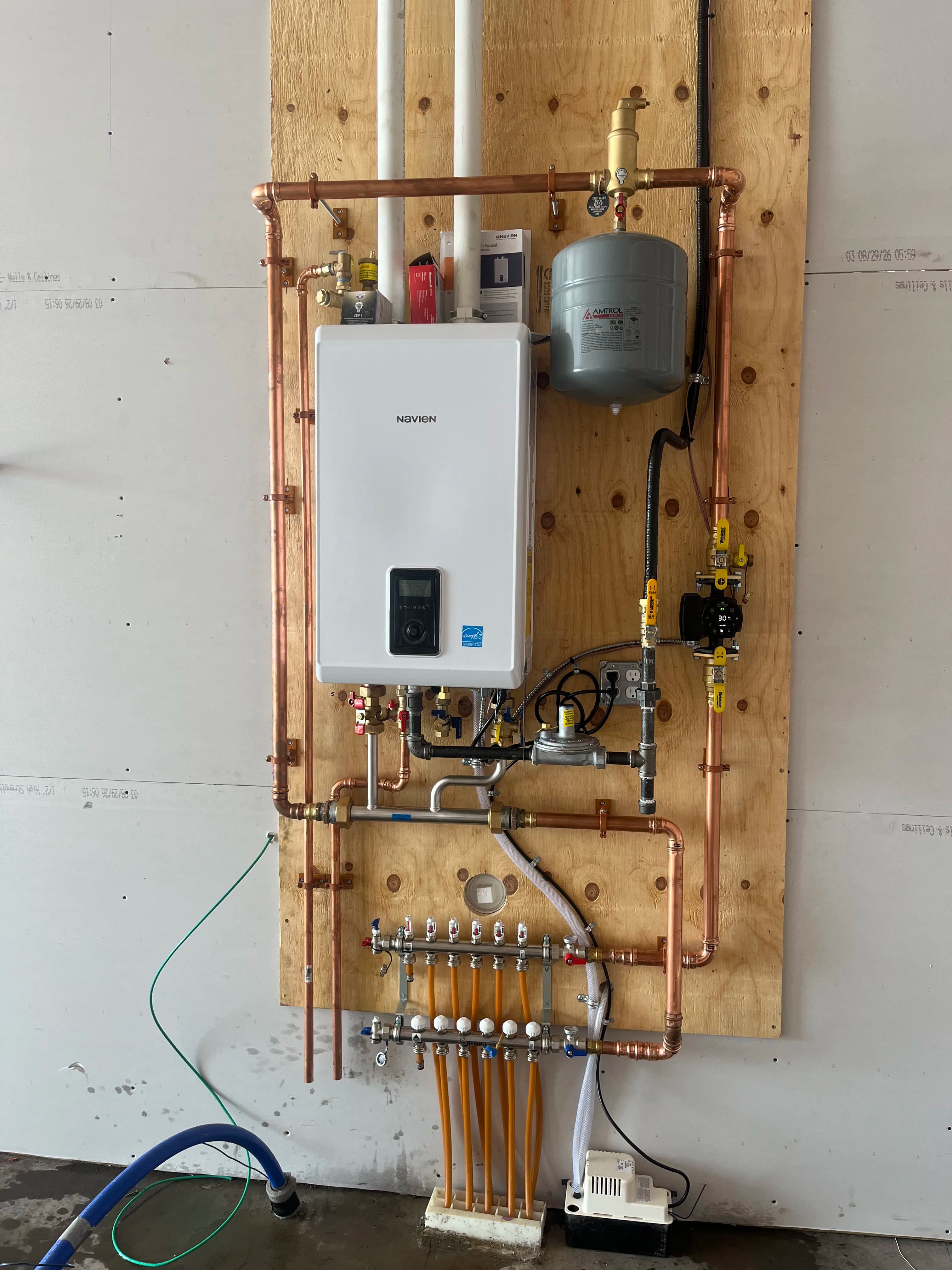 Project Navien Combi Boiler Installation in Coon Rapids image