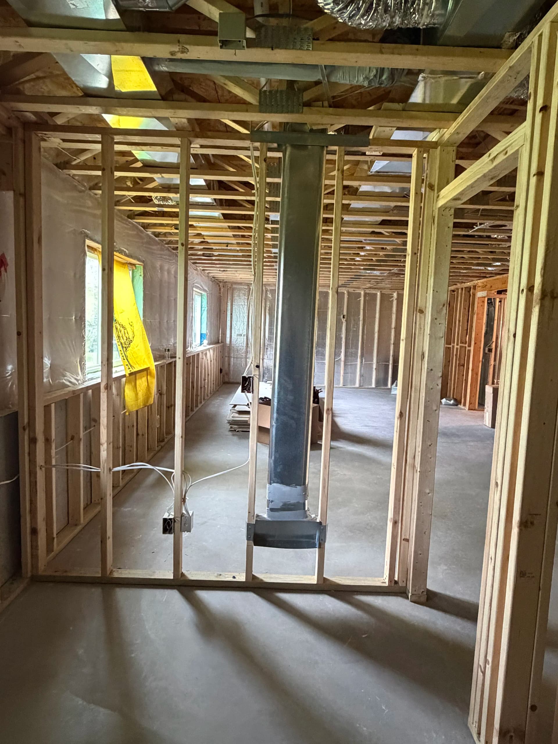 Gallery photos for Basement Rough-In Ductwork and Ventilation Installation in Chaska: Image #5