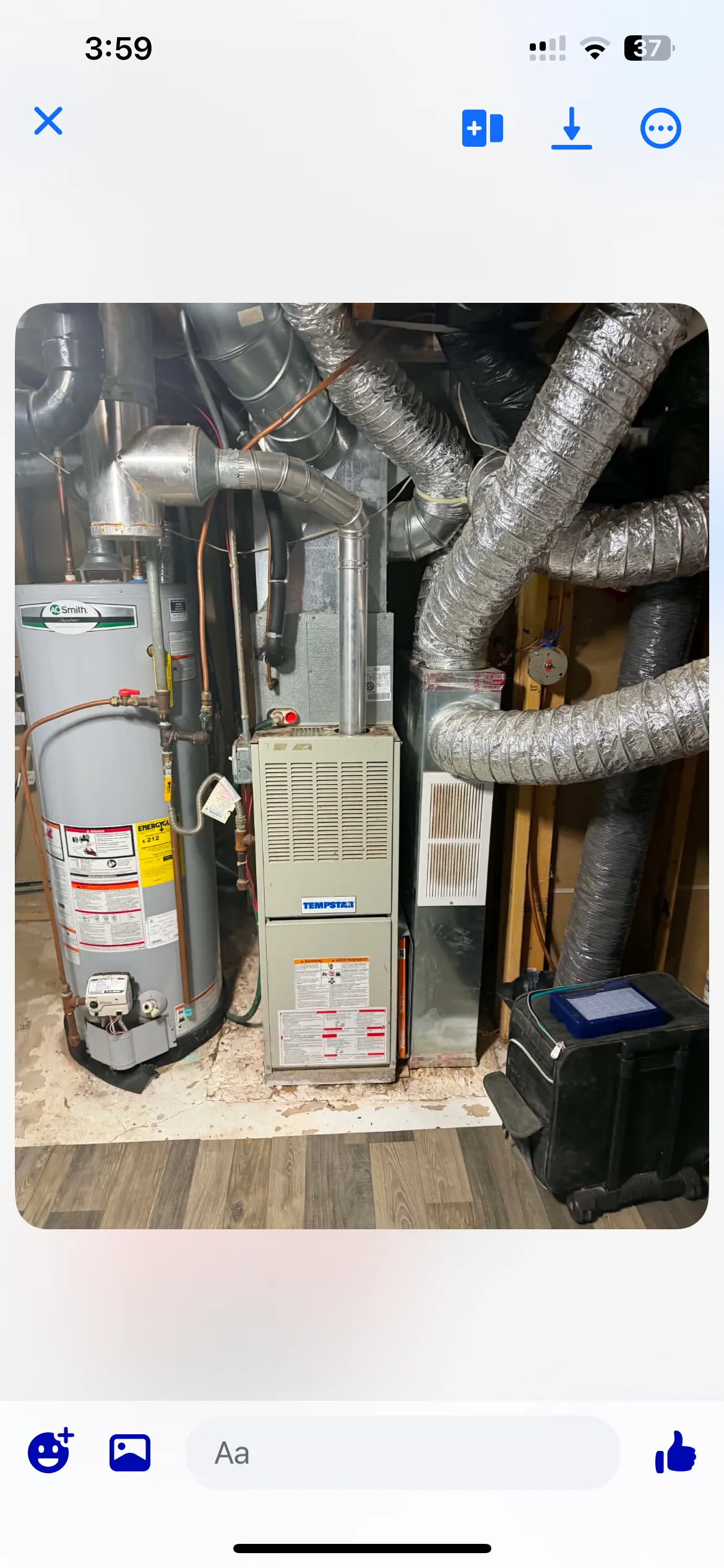 Gallery photos for Full Furnace and AC Replacement for the Pauluk Family: Image #2