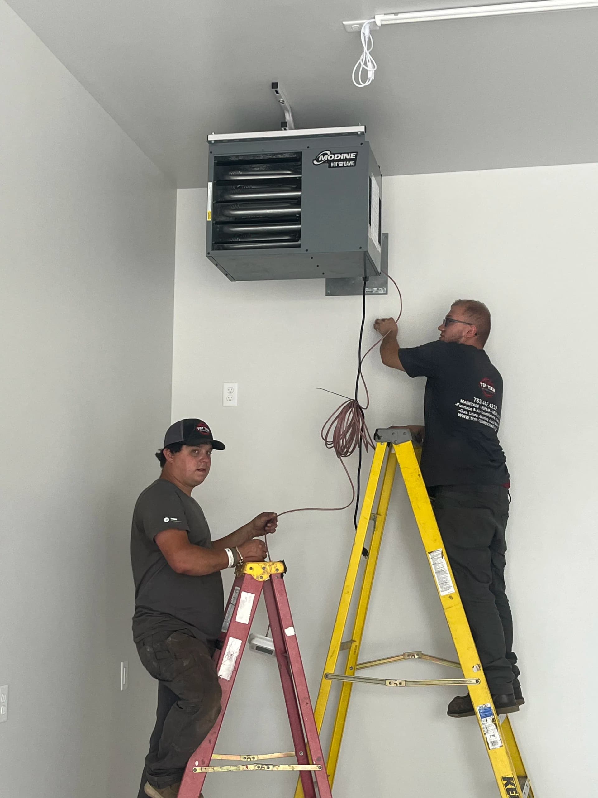 Gallery photos for Garage Heater Install Done Right in Ham Lake: Image #2
