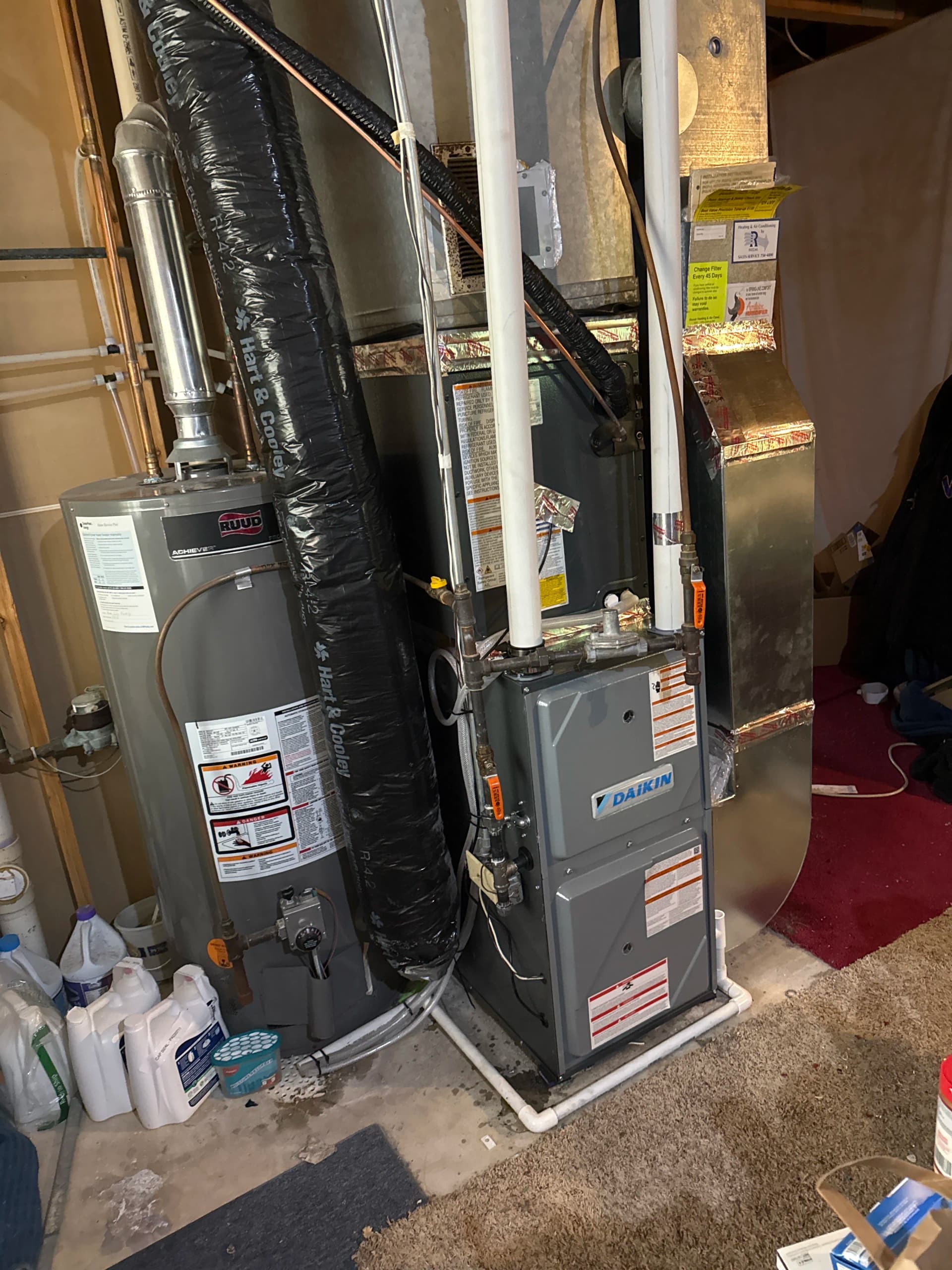 New Daikin Furnace and AC Install in Blaine image