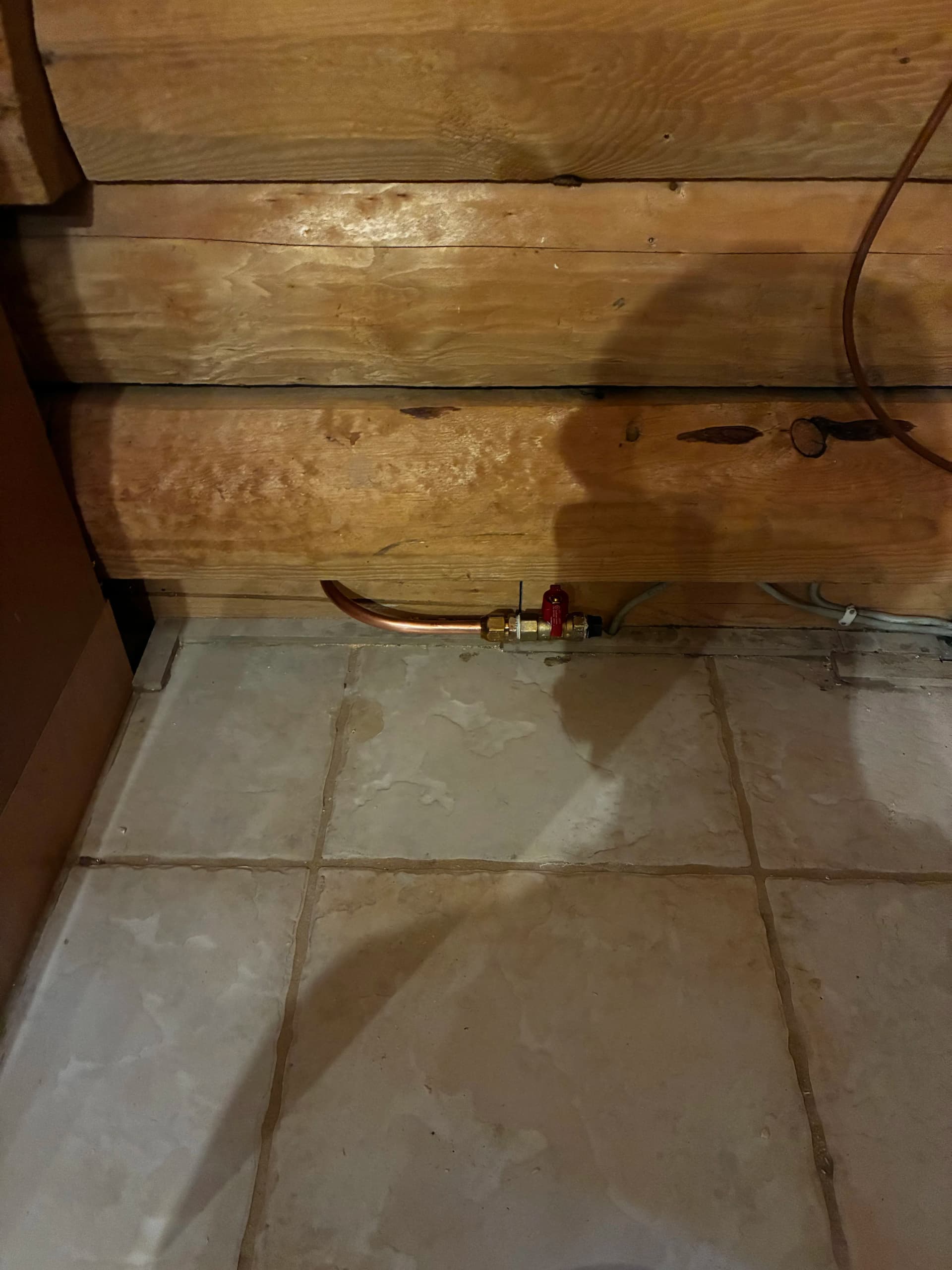 Gallery photos for Gas Line Installation at a Stacy MN Log Home: Image #4