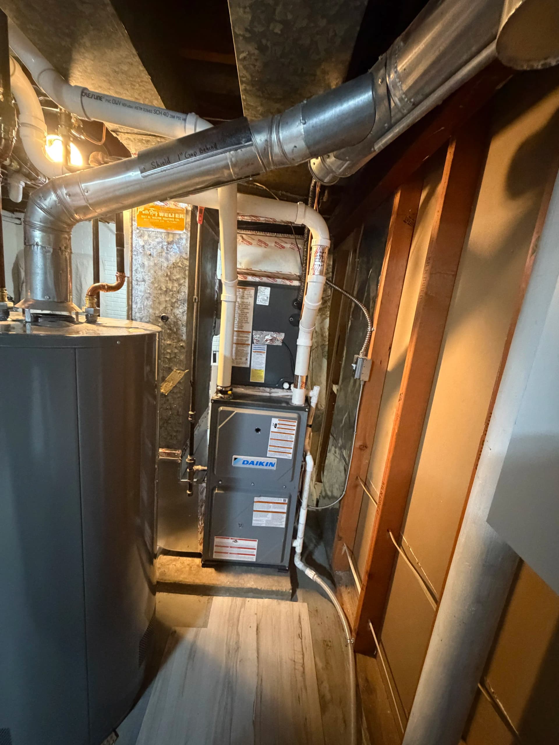 Gallery photos for Full Furnace, AC, and Humidifier Install in Coon Rapids: Image #1