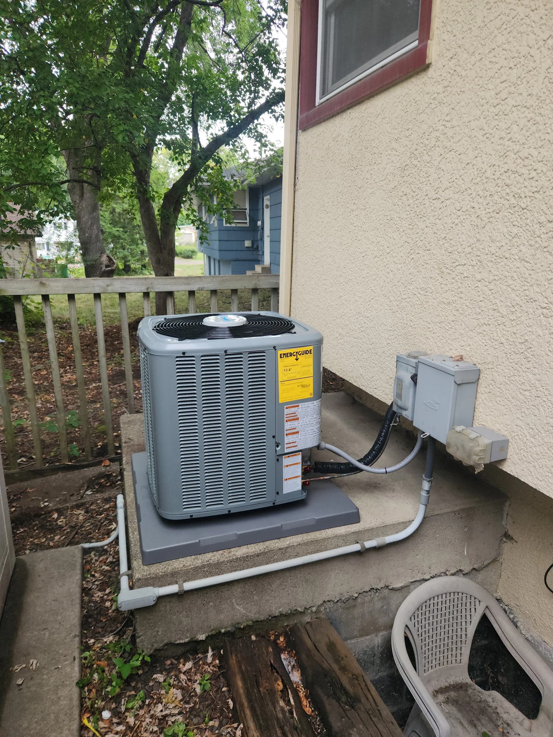 New AC Installation Wrapped Up in Ham Lake image