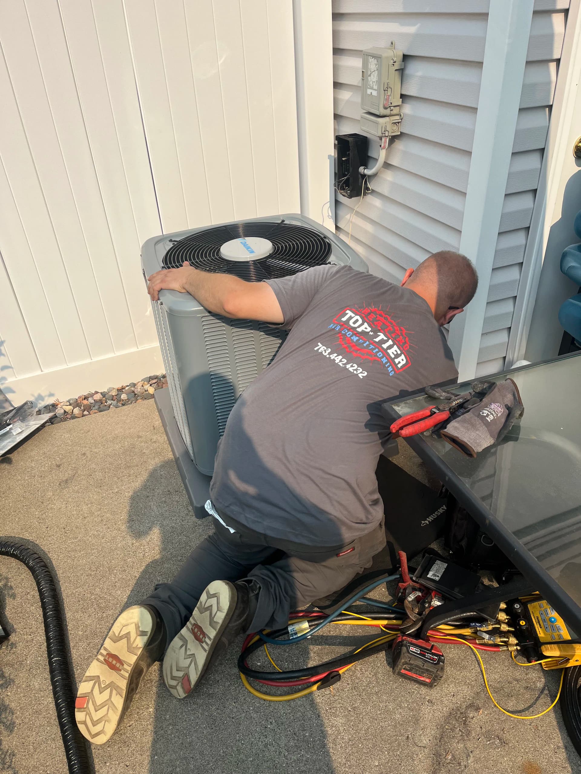 New AC Install for a Local Family Done Right image