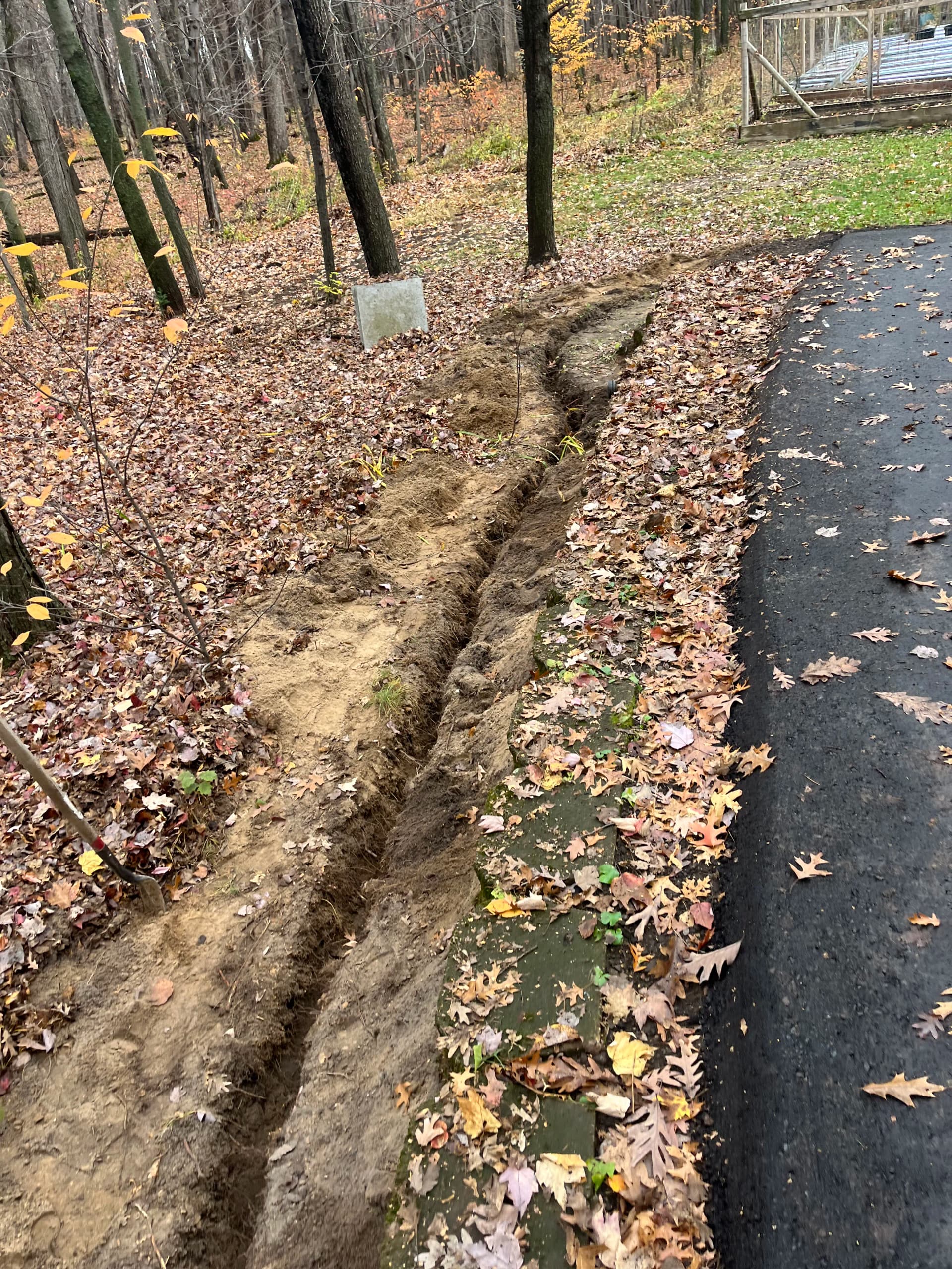 Gallery photos for Gas Line Installation at a Stacy MN Log Home: Image #1