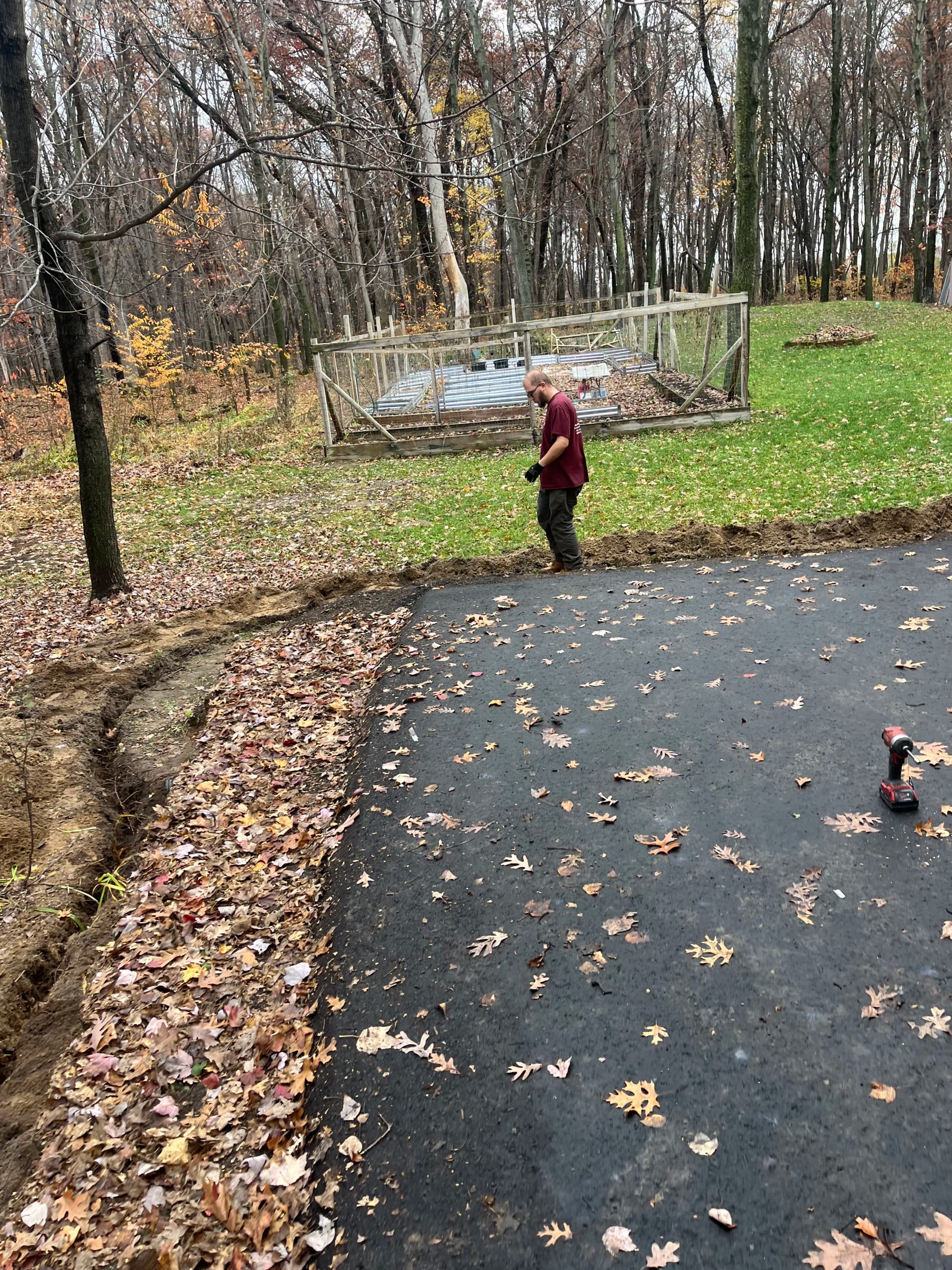 Gallery photos for Gas Line Installation at a Stacy MN Log Home: Image #2